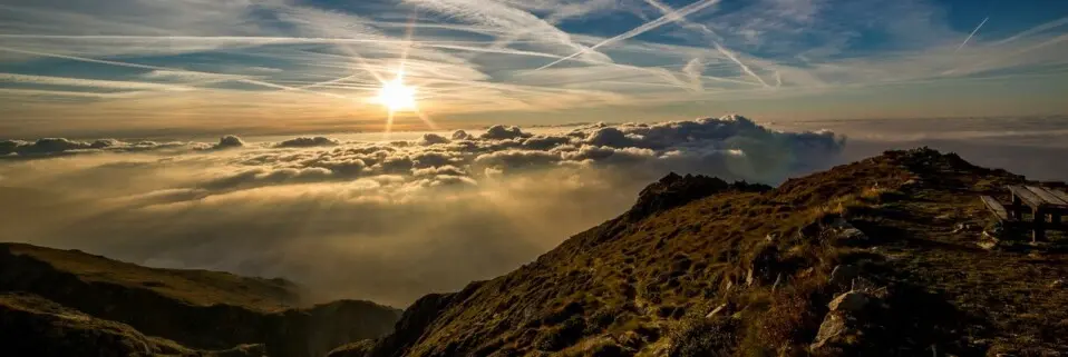 Über den Wolken fliegen Entspannung durch Hypnose über den Wolken